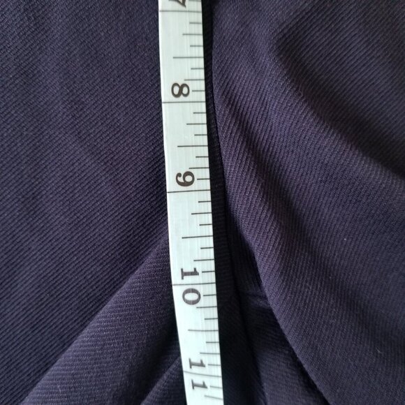 Talbots Womens 6 Lexington Pant Navy Blue Ponte Ankle Stretch Career Office - Picture 12 of 15